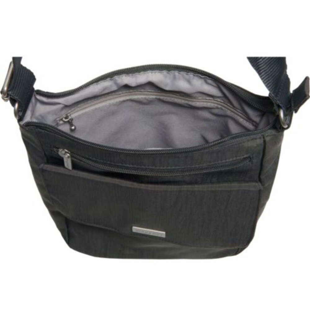Baggallini Charcoal Town Bagg Crossbody Bag/NWT - Picture 3 of 16